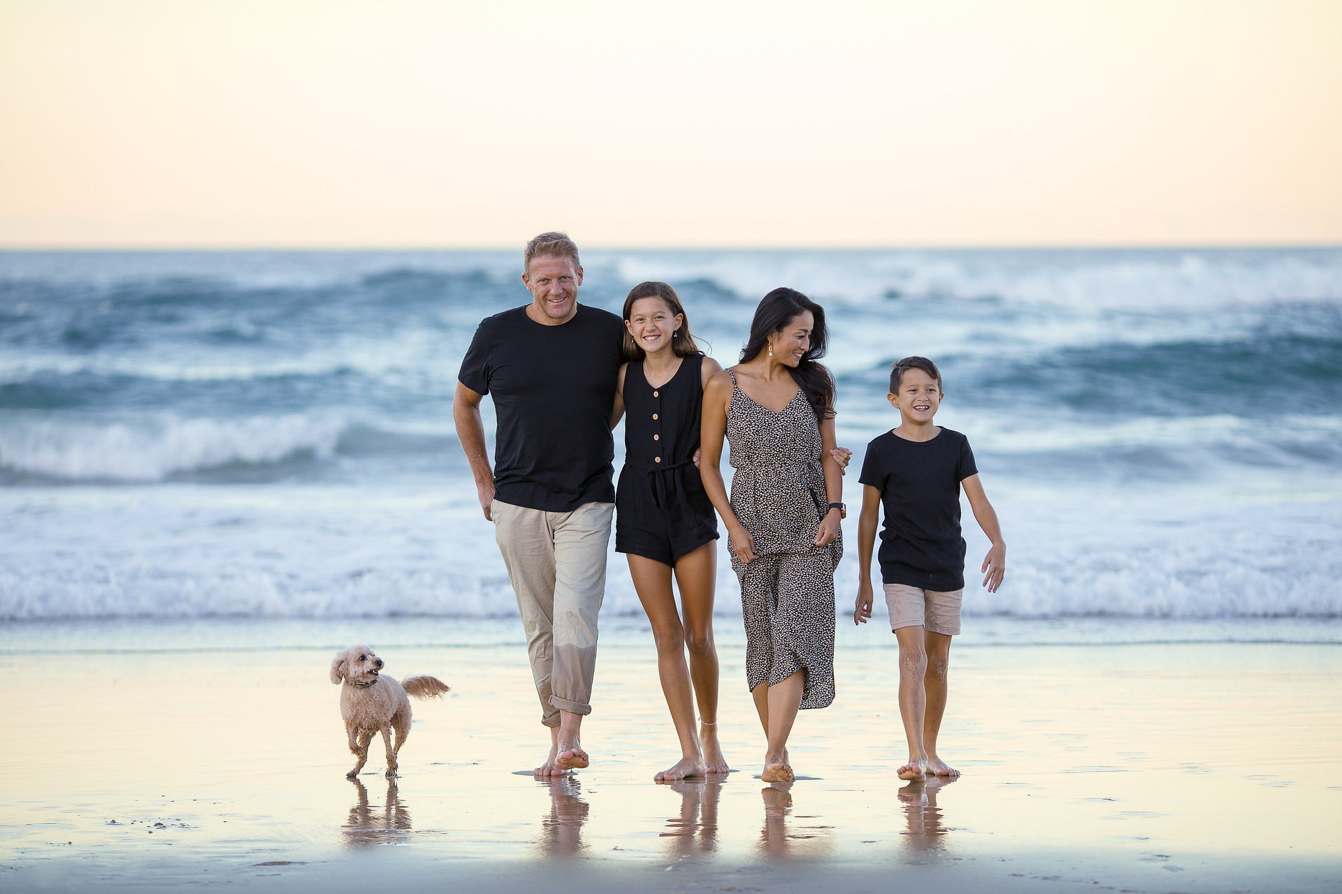 familia-en-la-playa